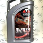 Моторна олива Midland  Avanza 5W - 40  4 л.