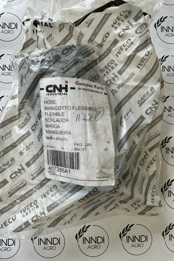 Патрубок CNH 407386A1