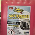 Антифриз SUNOCO RADIATOR COOLANT 50% (-36º) G12 RED 5л