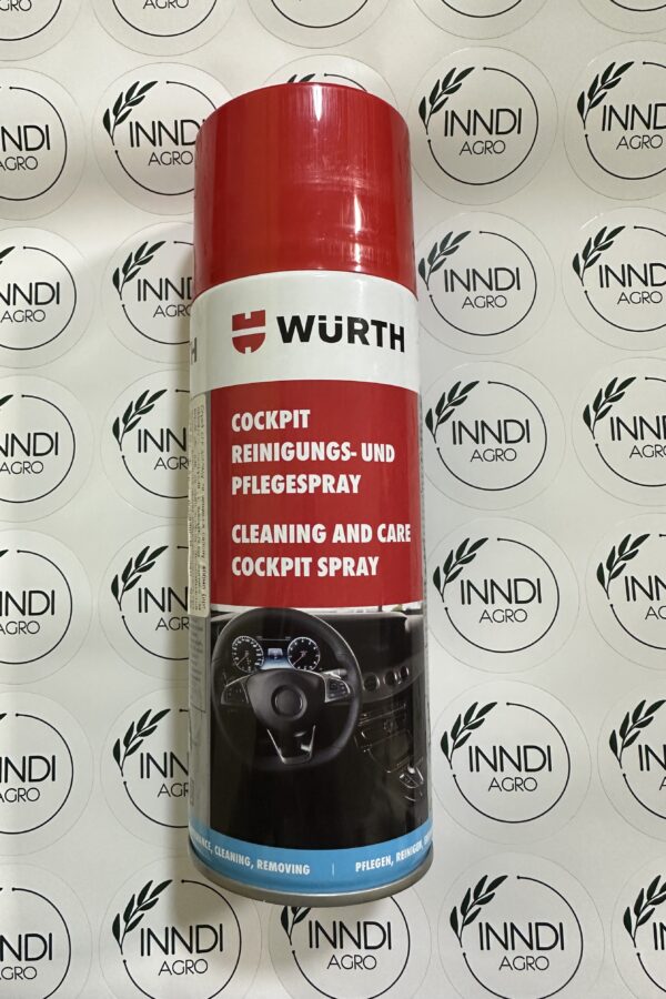 Спрей для догляду та чищення салону WÜRTH Cockpit Spray 400 мл, 08902221