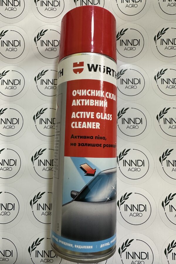Активний очисник скла Würth  Active Glass Cleaner об'ємом 500 мл  089025