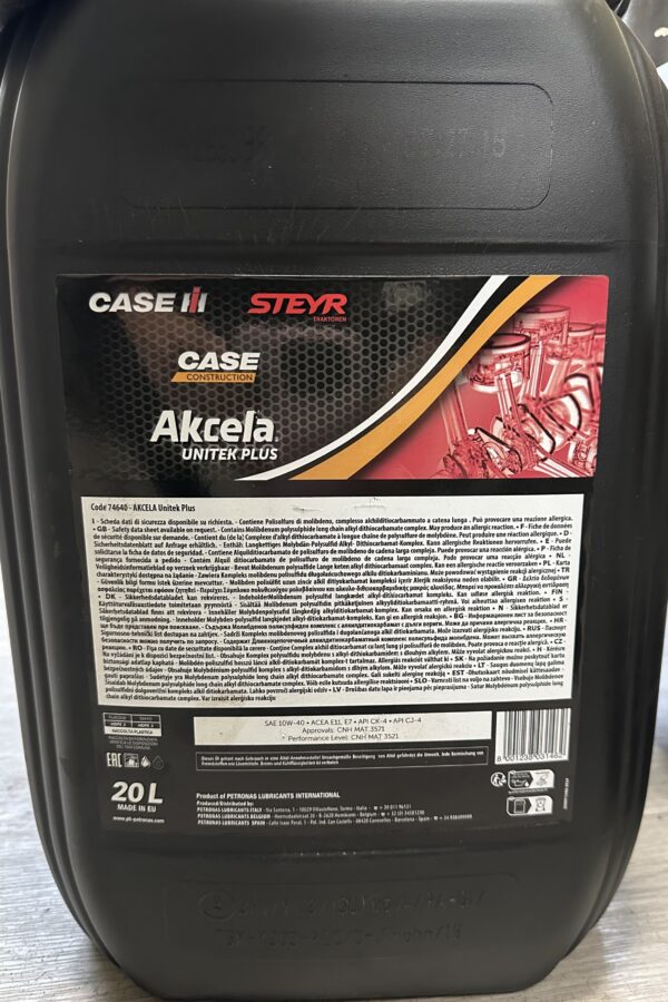 Олива  AKCELA UNITEK PLUS 10W-40 CK-4 20л